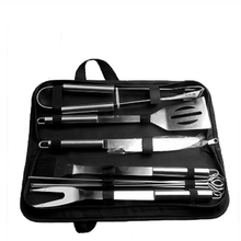 9 PCS High Quality Stainless Steel Barbecue Grilling Tools Set Portable BBQ Accessories Tools Durable Kitchen Outdoor Tableware 2024 - buy cheap
