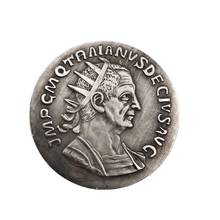 Moeda comemorativa romana pessoas felizes, coleção de moedas, lembrança para decoração de casa, artesanato, presentes ornamentais 2024 - compre barato
