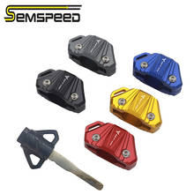 SEMSPEED-llaves de repuesto con logotipo de MT-15 para motocicleta, hoja sin cortar, llave en blanco para Yamaha MT15, mt 15, 2018, 2019, 2020, accesorios, 1 ud. 2024 - compra barato