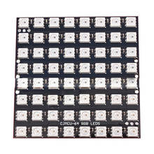 8x8 64 LED Matrix WS2812 LED 5050 RGB Full-Color Driver Board For Arduino 2024 - buy cheap