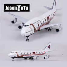 JASON TUTU 47cm THAI Dragon Boeing B747 Airplane Model Aircraft 1/160 Scale Diecast Resin Light and Wheel Plane Gift Collection 2024 - buy cheap