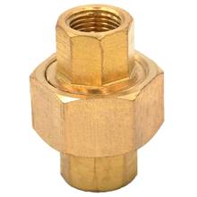 1/8" BSP Female Brass Pipe Union Connector Coupling Plumbing Fittings Water Air Fuel oil 2024 - buy cheap