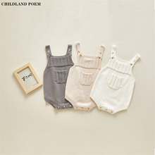 Baby Romper Jumpsuit Knitting Baby Clothes Newborn Sleeveless Baby Boy Girl Romper Infant Baby Jumpsuit Cotton Baby Overalls 2024 - buy cheap