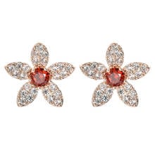 Korean fashion style flowers with Zircon Earrings for beautiful jewelry earrings for women/girls'wedding parties ER-354 2024 - buy cheap