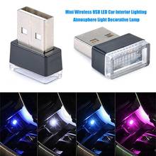 Car Headlight Bulbs Portable USB LED Car Interior Ambient Atmospheres Night Light Decorative Lamp 2024 - buy cheap