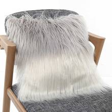 Almofada de sofá em estilo nórdico, travesseiro de plush sólido, lavável, decoração da casa 2024 - compre barato