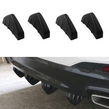 Universal Car Rear Bumper Spoiler Diffuser Shark Fin Protect Cover for Volvo S40 S60 S80 XC60 XC90 V40 V60 C30 XC70 V70 2024 - buy cheap