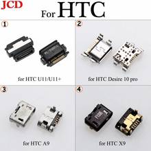 JCD type-C для htc Desire 10 pro Micro USB jack tail, Mini Micro Usb разъем v8 порт зарядки разъем для htc U11/U11 + A9 X9 2024 - купить недорого