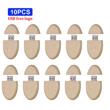 10pcs/lot custom LOGO wooden USB 2.0 Flash Drive 4GB 8GB 16GB 32GB 64GB usb Pen Drives U Disk for wedding Gifts Photography 2024 - buy cheap