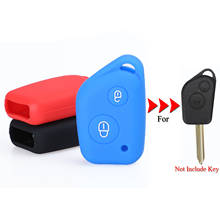 Kutery Silicone Rubber Car Key Cover Case For Citroen Xsara Berlingo Elysee Saxo Picasso Key Shell Protecor 2Buttons 2024 - buy cheap