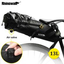RHINOWALK Full Waterproof Bicycle Saddle Bag Bike Bag MTB Road Cycling Tail Rear Bags 5L/10L/13L Tail Seat Bag Bike Accessories 2024 - buy cheap
