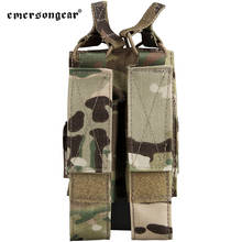 Emersongear mp7 magazine bolsa dupla mag bolsa para mp5 mp7 kriss molle magazine titular airsoft militar engrenagem do exército 2024 - compre barato