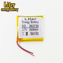 best battery brand 3.7V lithium polymer battery 362730  260MAH MP3 MP4 MP5 2024 - buy cheap