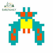 EARLFAMILY 13cm x 12.3cm for Arcade Space Invaders Green RV Car Sticker Tuning Silhouette Decal Motocycle Helmet JDM Assessoires 2024 - buy cheap