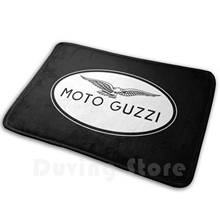 Alfombrilla antideslizante con Logo de arte para Moto, cojín suave Vintage blanco para Moto Guzzy, Guzzy, Classic Bike 2024 - compra barato