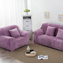 Capa protetora para sofá, 1, 2, 3, 4 lugares, forma de l, cor sólida, capa para sofá de canto 2024 - compre barato