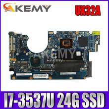 Akemy UX32A UX32A UX32A Laptop motherboard Mainboard Motherboard Para For Asus UX32V UX32VD I7-3537U 2GB 90R-NYOMB1900Y 2024 - compre barato