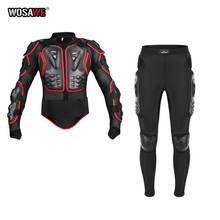 Мотоциклетная бронированная куртка WOSAWE, защитная куртка для всего тела, для мотокросса, спуска, гонок, Защита спины, защитные штаны, костюм для mtb 2024 - купить недорого