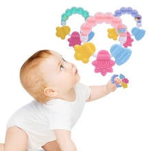 Cartoon Baby Teether Silicone Handbell Jingle Educational Mobiles Baby Toys Teeth Biting Baby Rattle Toy Bed Bell Beads Gifts 2024 - buy cheap