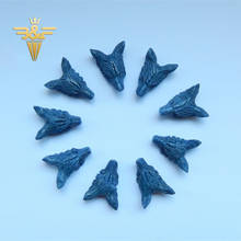Wholesale gemstone,High Quality Hand Carved Blue Coral Wolf Head Pendant,1 Pcs,25-26mm,3.3g-4.1g/pcs 2024 - buy cheap