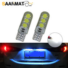 Lâmpada de luz led para interior do carro, 2 peças, t10 w5w lâmpadas de apuramento, cunha lateral para mazda 3 6 emblema atenza spoiler cx7 rx8 embutida cx5 cx 5 6 2024 - compre barato