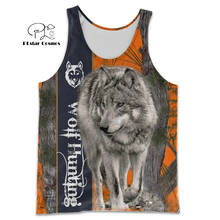 PLstar Cosmos wild Wolf wolfish Hunting 3D Print Unisex Summer Vest/Tank Top home cool Comfortable Men Women high quality 2024 - buy cheap