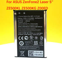 Bateria para asus zenfone2 laser 5 ", c11p1428 2400mah, ze500kl ze500kg z00ed, nova, de alta qualidade + número de rastreamento 2024 - compre barato