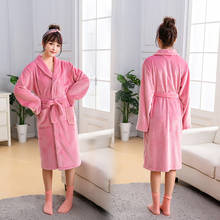 Ladies Night Gown Flannel Thickened Sleep Tops New Fashion Bathrobes Winter Pyjama Sleepwear For Women Warm Conjuntos De Roupão 2024 - buy cheap