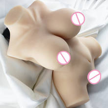 3d realista sexo boneca com torso masculino masturbação sexo brinquedo realista silicone mulher anal seios grandes masturbação vagina adulto 2024 - compre barato