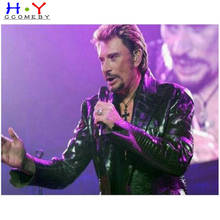 Famous star Johnny Hallyday pattern 5D Diamond mosaic full diamond embroidery beads Diy diamond painting cross stitch 2024 - buy cheap