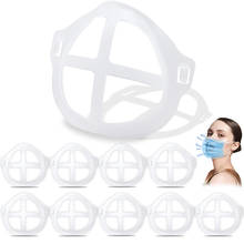 3D Mask Bracket Silicone Mouth Support Breathing Assist Help Inner Cushion Mask Holder Stand Protect Lipstick Washable Reusable 2024 - buy cheap