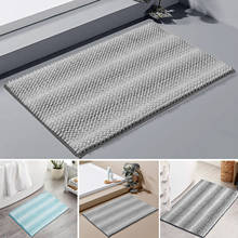 HOT Chenille Bathroom Rugs Non Slip Gradient Bath Mat Super Soft and Water Absorbent Machine Washable Plush Carpet NDS 2024 - buy cheap