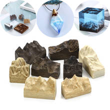 1pc Sandalwood Simulated Material Snow Mountain Peak Mold UV Epoxy Resin Filling Handmade Crafts For DIY Jewelry Making Supplies 2024 - buy cheap