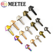 50pcs Colored Two-Legged Bucket Cap Rivets Fasteners Bags Shoes Studs Metal Rivet Bottom Nail DIY Leather Crafts Accessories 2024 - buy cheap