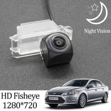 Owtosin-cámara de visión trasera para coche, accesorio de aparcamiento, ojo de pez, HD 1280x720, para Ford Mondeo MK4 2007 2008 2009 2010 2011 2012 2013 2014 2024 - compra barato