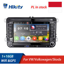 Hikity-Radio con GPS para coche, reproductor Multimedia con Android, Wifi, 7 pulgadas, 2 Din, para VW/Volkswagen/Golf/Passat/b7/b6/Skoda/Seat/Octavia/Polo/Tiguan 2024 - compra barato