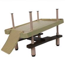 Reptile Large Turtle Square Pier Platform With Ramp Ladder Basking Floating Plastic Durable High Quality 2024 - buy cheap