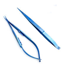 14cm Titanium ophthalmic Needle Holder with Lock forceps Ophthalmic Tweezers eye instrument 2024 - buy cheap