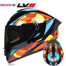 Lvs-capacete de motociclista de face completa, capacete de motocross, corrida, motocicleta, off road 2024 - compre barato
