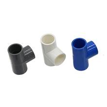 ID-Tubo de PVC de 25mm, conector en T igual, adaptador de tanque de peces de riego de jardín, Conector de tubería de agua, accesorios de conexión de estante DIY 2024 - compra barato