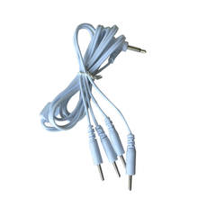 Conector de cabo de eletrodo 4 em 1, 10 peças, pino 3.5mm, fio conector de linha para dez 7000 & dez/ems máquinas de terapia eletrônica 2024 - compre barato