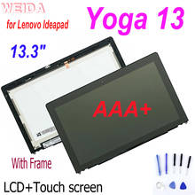 Display lcd para lenovo, tela sensível ao toque, peça de reposição para modelos aaa + 13.3 ", séries yoga13 2024 - compre barato