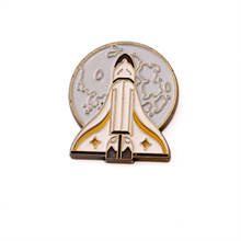 Broche de nave espacial The Last of Us, insignia de joyería de coche, Cosplay, Pin de cohete, Tlou, Parte II 2024 - compra barato