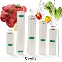 Home Kitchen Food Fresh Package Bag Vacuum Bag For Vacuum Sealer Storage Bags 5 lot/rolls12+15+20+25+28CM 2024 - buy cheap