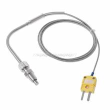 EGT K Type Thermocouple Temperature Controller Tools 0-1250C Exhaust Gas Temp Sensor Probe Connector with Exposed Tip 2024 - buy cheap