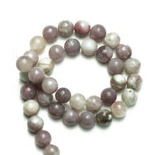 Wholesale Natural Stone Lilac Jaspers Loose Round Beads 4 6 8 10 12mm for Jewelry Making Accessories DIY Necklace Bracelet 2024 - buy cheap