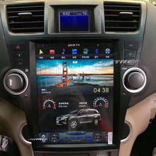 Reproductor Multimedia de vídeo y Radio para coche, dispositivo con pantalla estilo Tesla, Android, navegación GPS, Unidad Principal estéreo, para TOYOTA highlander 2008-2013 2024 - compra barato