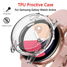 Funda protectora de TPU para reloj inteligente, carcasa de protección de pantalla para Samsung Galaxy Watch Active 2024 - compra barato