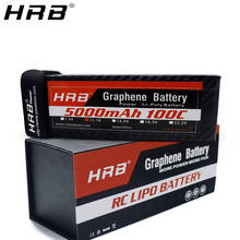 Bateria de grafeno 3s 11.1v lipo, hrb, 5000mah, c, xt90, xt60, deans, ec5 t, para carro de corrida, avião, barco, caminhão, rc, peças 2024 - compre barato