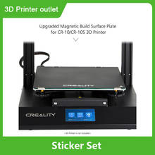 Creality 3D CR-10/10 S магнитные пластины для сборки поверхности Наклейки колодки ультра-гибкие Съемные 3D принтер с подогревом покрывало 310*310 мм 2024 - купить недорого
